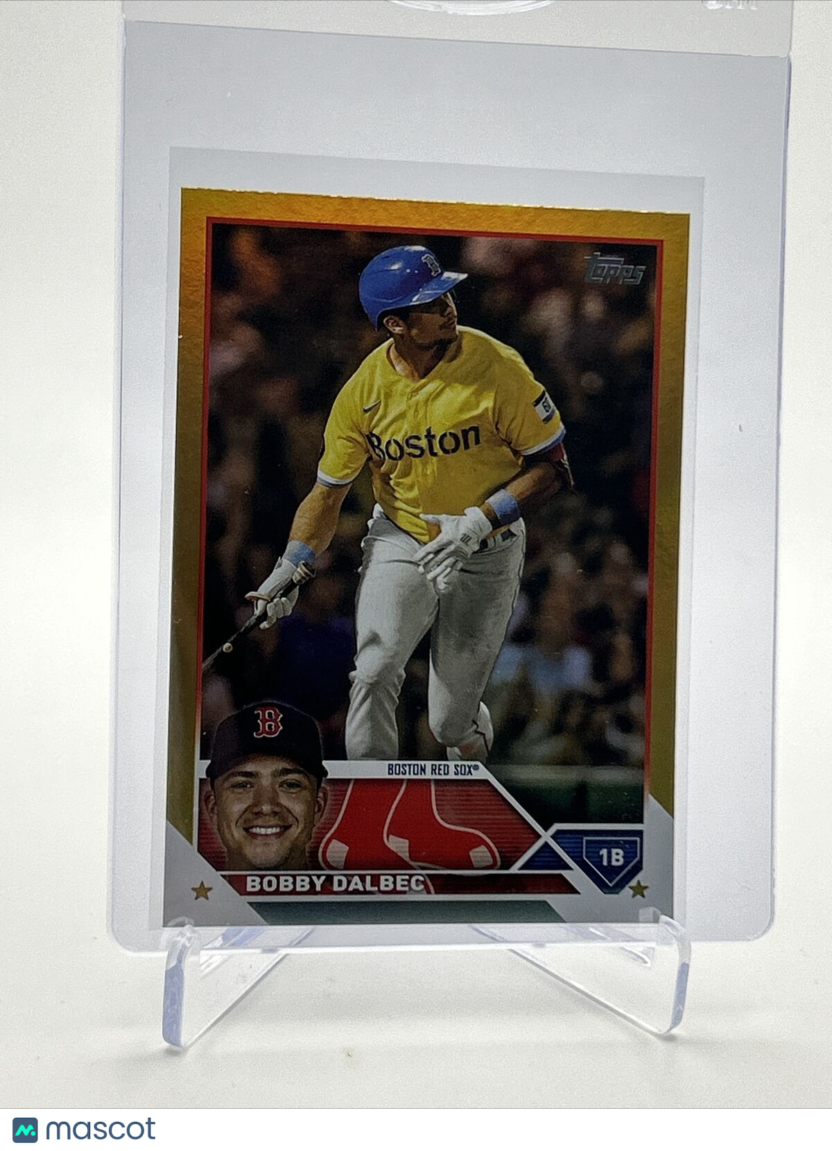 2023 Topps GOLD FOIL Bobby Dalbec Baseball Card #390 FREE SHIPPING