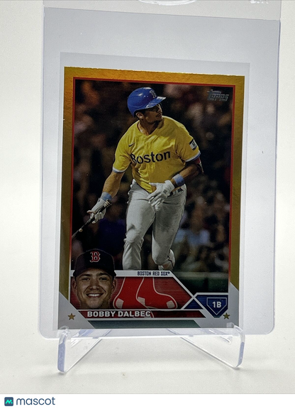 2023 Topps GOLD FOIL Bobby Dalbec Baseball Card #390 FREE SHIPPING