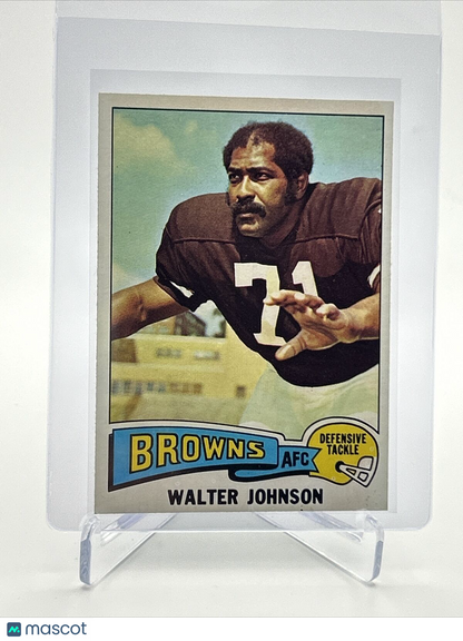 1975 Topps Walter Johnson Football Card #463 NM Quality FREE SHIPPING