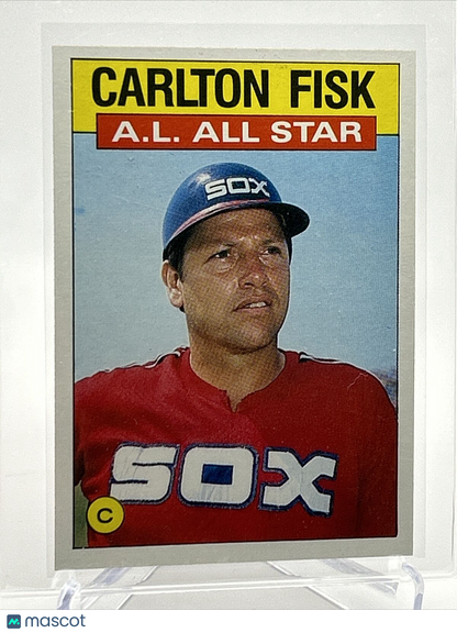 1986 Topps Carlton Fisk Baseball Card #719 NM-Mint FREE SHIPPING