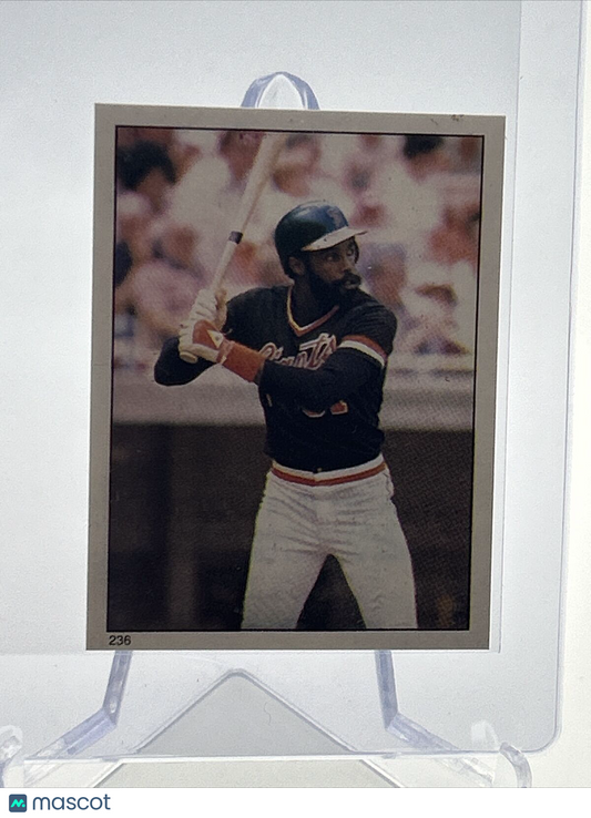 1981 Topps Stickers Larry Herndon Baseball Card #236 NM-Mint FREE SHIPPING