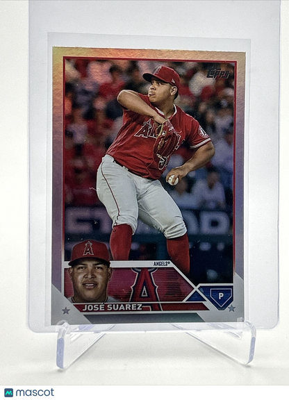 2023 Topps RAINBOW FOIL Jose Suarez Baseball Card #609 FREE SHIPPING