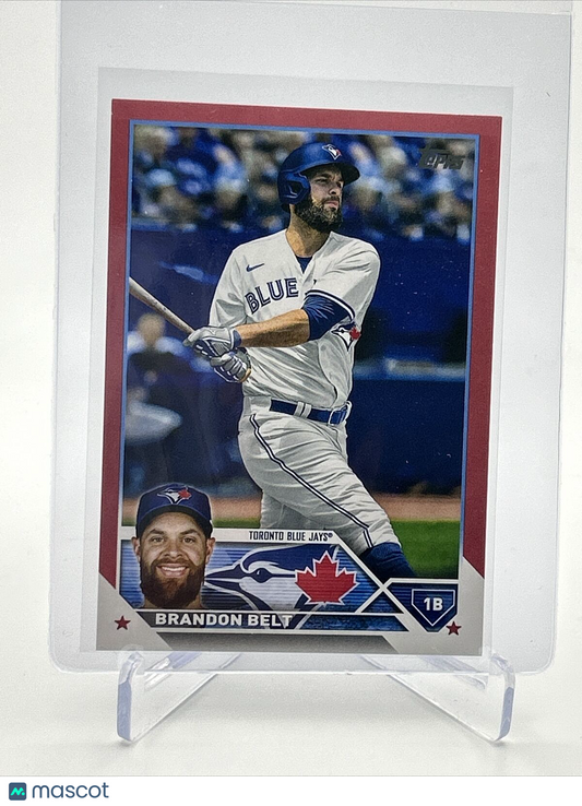 2023 Topps Mother's Day Hot Pink Brandon Belt Card #438 29/50 FREE SHIPPING