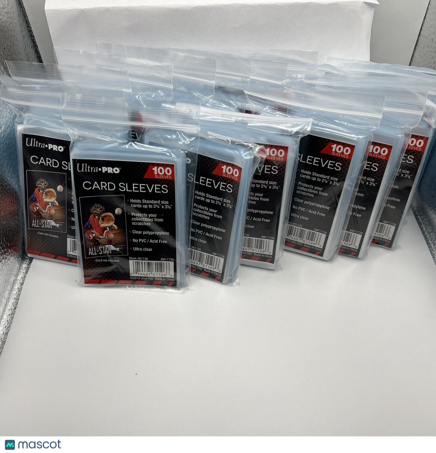 Ultra Pro Penny Card Soft Sleeves 20 Packs of 100 for Standard Cards, 2000 Total