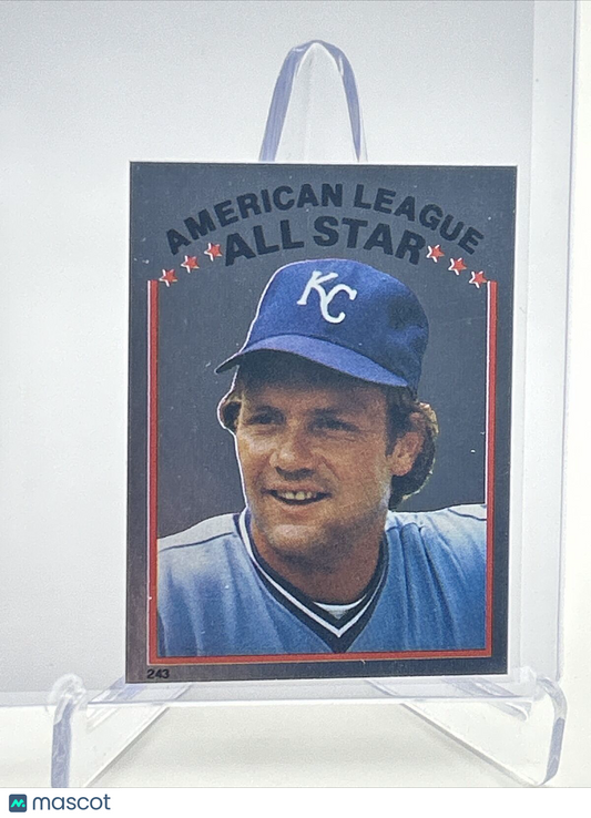 1981 Topps Stickers George Brett FOIL Baseball Card #243 NM-Mint FREE SHIPPING
