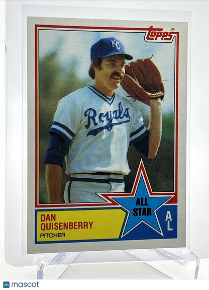 1983 Topps Dan Quisenberry Baseball Card #396 NM-Mint FREE SHIPPING