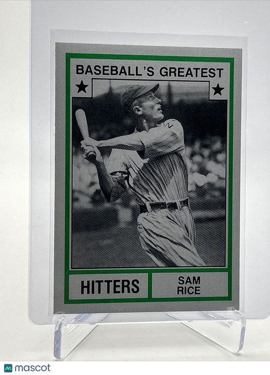 1982 TCMA Greatest Hitters Sam Rice Baseball Card #33 Mint FREE SHIPPING