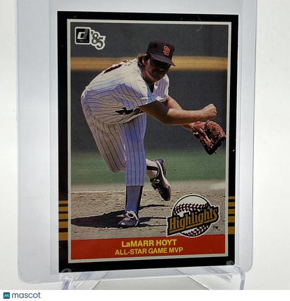 1985 Donruss Highlights LaMarr Hoyt Baseball Card #23 NM-MT FREE SHIPPING