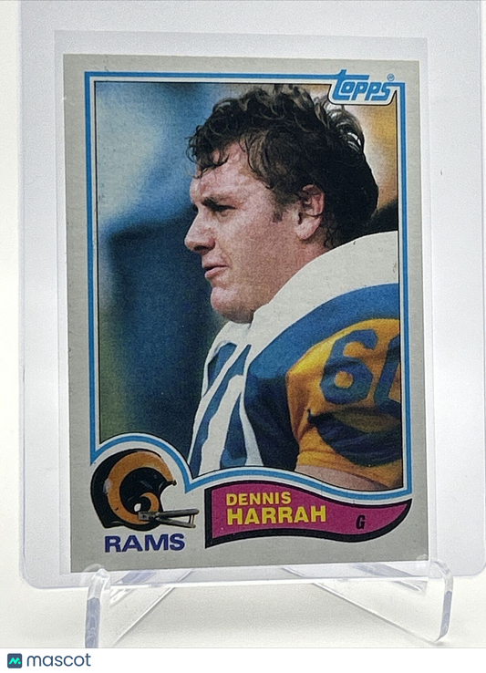 1982 Topps Dennis Harrah Football Card #378 NM-MT FREE SHIPPING