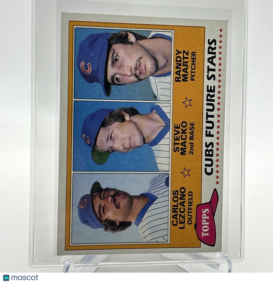 1981 Topps Cubs Future Stars Rookie Baseball Card #381 NM-Mint FREE SHIPPING