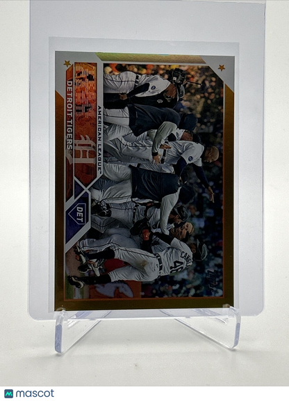 2023 Topps GOLD FOIL Detroit Tigers Baseball Card #555 FREE SHIPPING