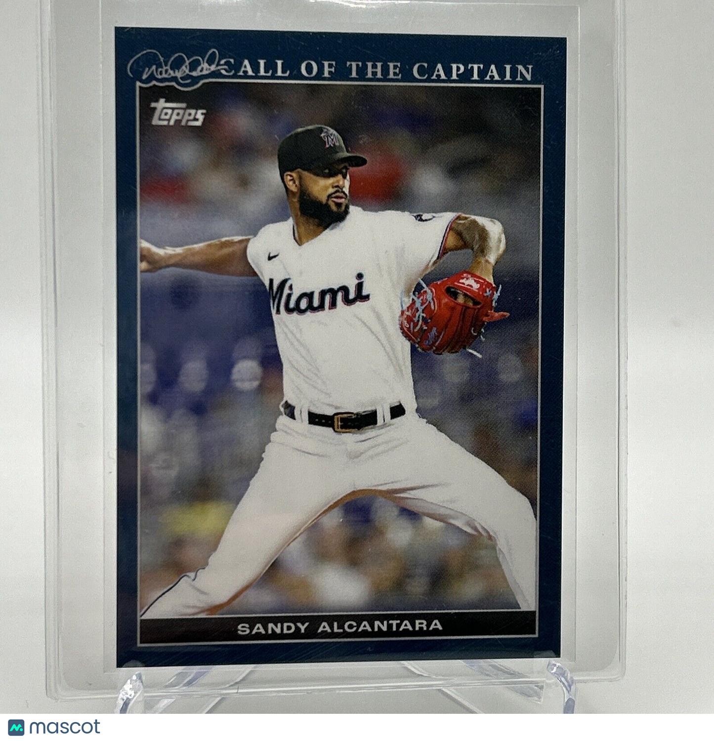 2022 Topps x Derek Jeter Sandy Alcantara 45/175 Baseball Card #3 FREE SHIPPING