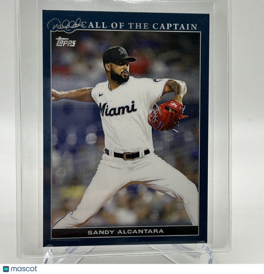 2022 Topps x Derek Jeter Sandy Alcantara 45/175 Baseball Card #3 FREE SHIPPING