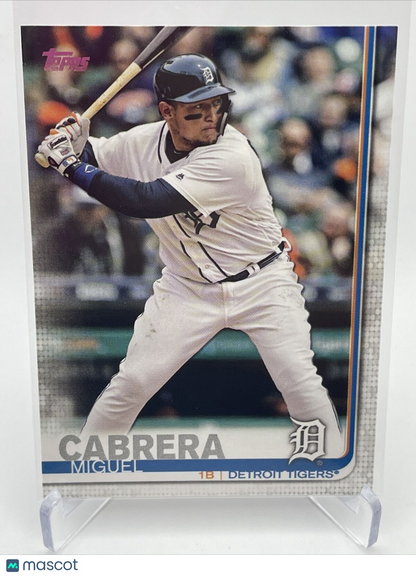 2019 Topps Miguel Cabrera Baseball Card #230 Mint FREE SHIPPING