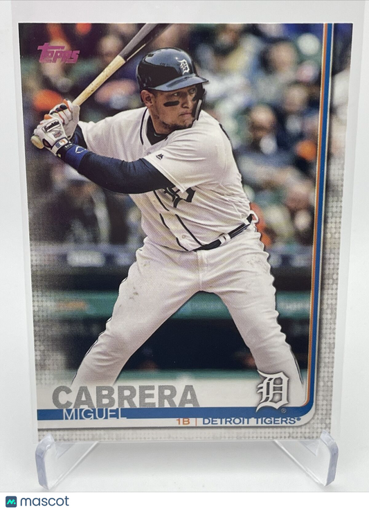 2019 Topps Miguel Cabrera Baseball Card #230 Mint FREE SHIPPING