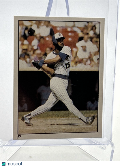 1981 Topps Stickers Cecil Cooper Baseball Card #93 NM-Mint FREE SHIPPING