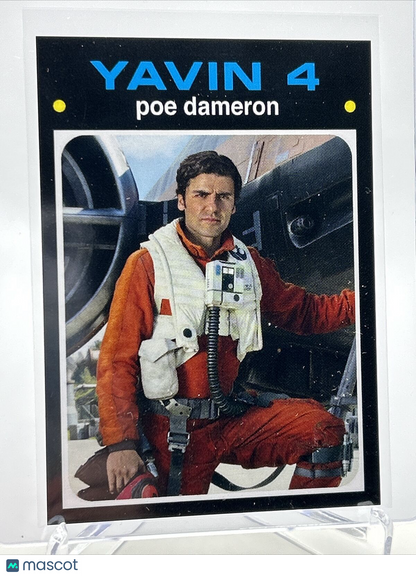 2023 Topps Star Wars Throwback Thursday Poe Dameron #43 Mint FREE SHIPPING
