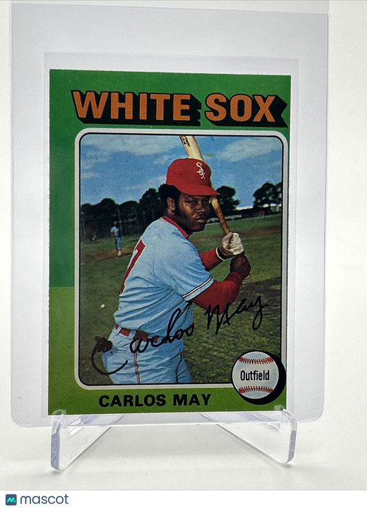 1975 Topps Carlos May Baseball Card #480 NM Quality FREE SHIPPING