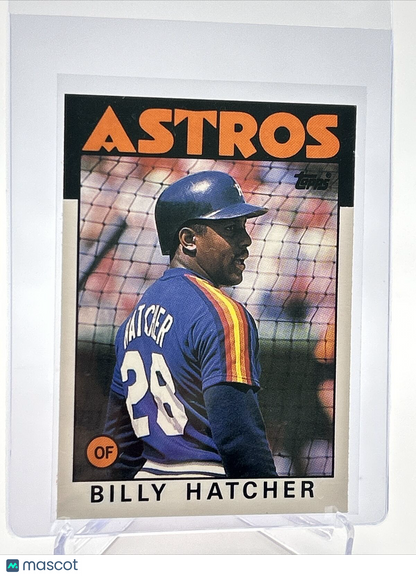 1986 Topps Traded Billy Hatcher Baseball Card #45T NM-MT FREE SHIPPING