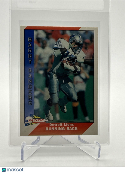 1991 Pacific Barry Sanders Football Card #144 NM-MT FREE SHIPPING