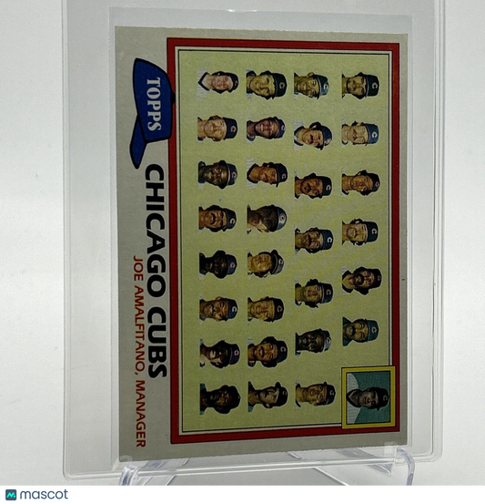 1981 Topps Chicago Cubs Checklist Baseball Card #676 NM-Mint FREE SHIPPING