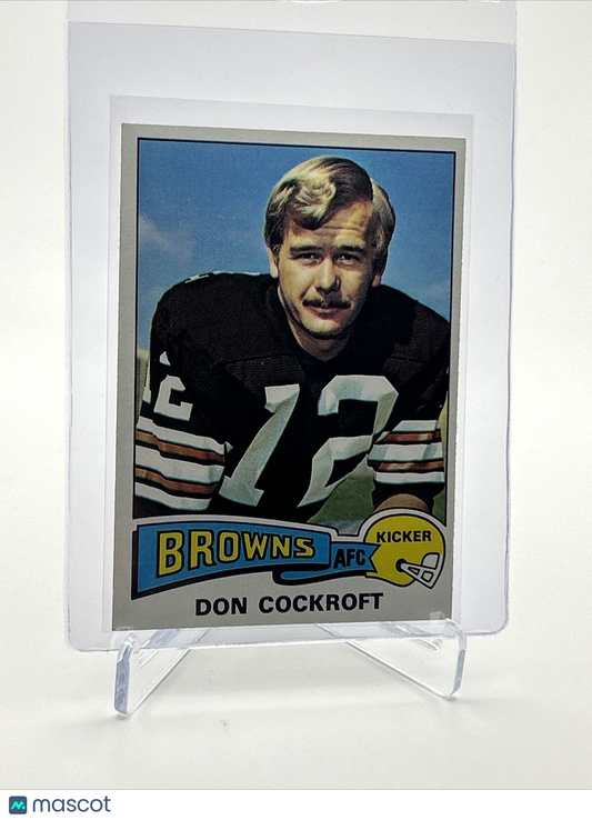 1975 Topps Don Cockroft Football Card #244 NM Quality FREE SHIPPING