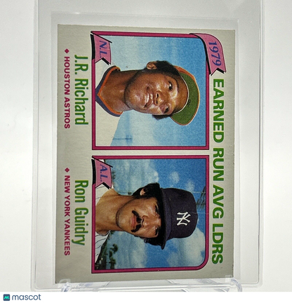 1980 Topps 1979 Earned Run Average Leaders Card #207 NM-Mint FREE SHIPPING