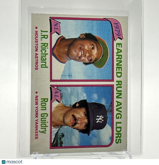 1980 Topps 1979 Earned Run Average Leaders Card #207 NM-Mint FREE SHIPPING