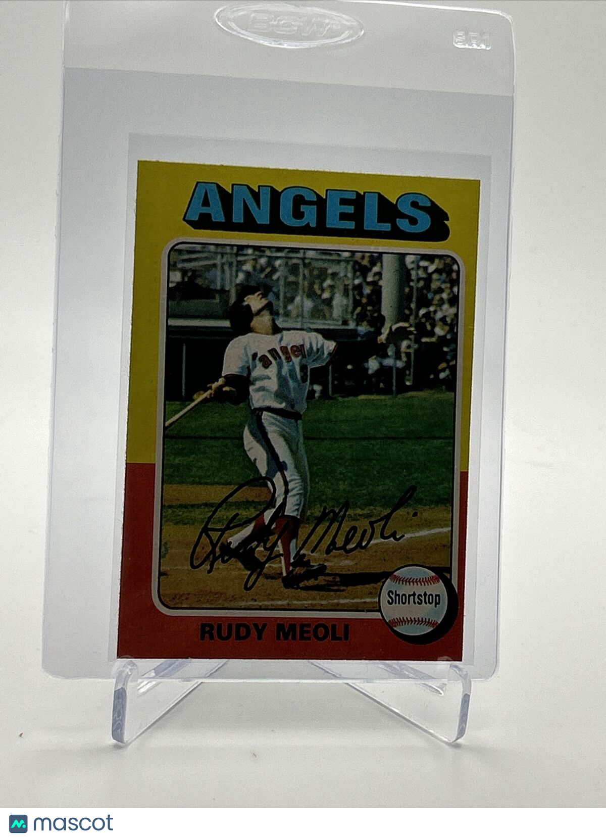 1975 Topps Rudy Meoli Baseball Card #533 NM Quality FREE SHIPPING