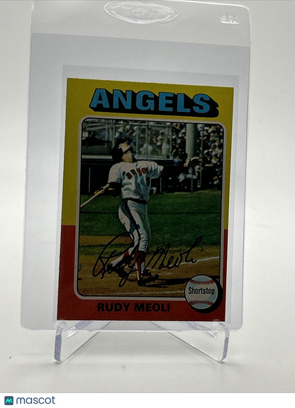 1975 Topps Rudy Meoli Baseball Card #533 NM Quality FREE SHIPPING