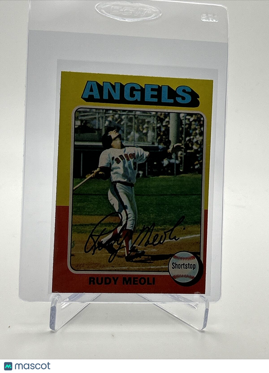 1975 Topps Rudy Meoli Baseball Card #533 NM Quality FREE SHIPPING