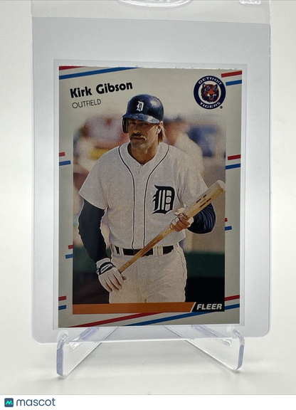 1988 Fleer Kirk Gibson Baseball Card #55 Mint FREE SHIPPING