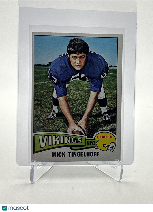 1975 Topps Mick Tingelhoff Football Card #84 NM Quality FREE SHIPPING