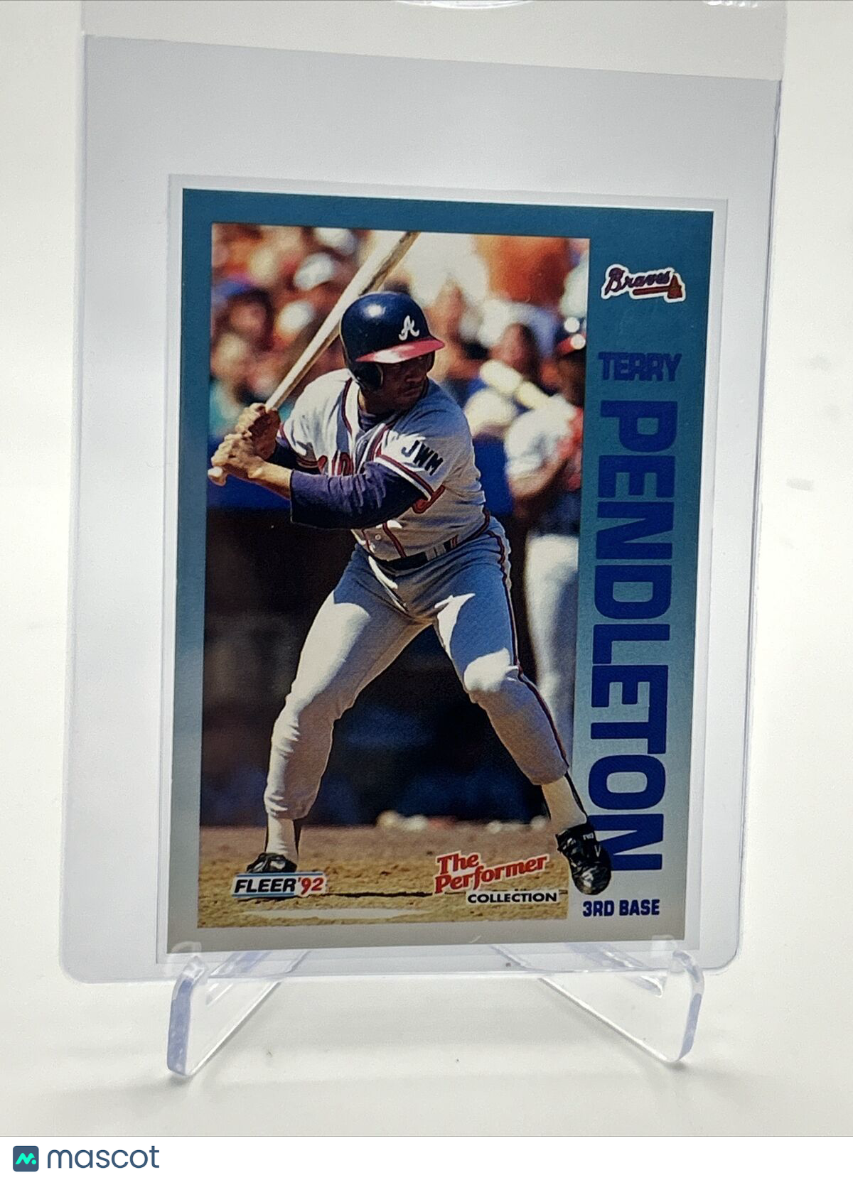 1992 Fleer The Performer Terry Pendleton Baseball Card #15 Mint FREE SHIPPING