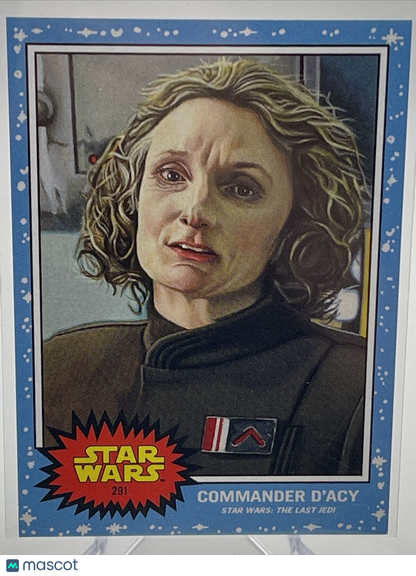 2022 Topps Star Wars Living Set Commander D'Acy Card #291 Mint FREE SHIPPING