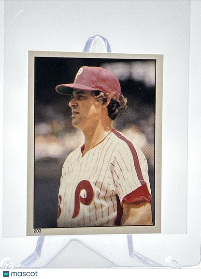 1981 Topps Stickers Bob Boone Baseball Card #203 NM-Mint FREE SHIPPING