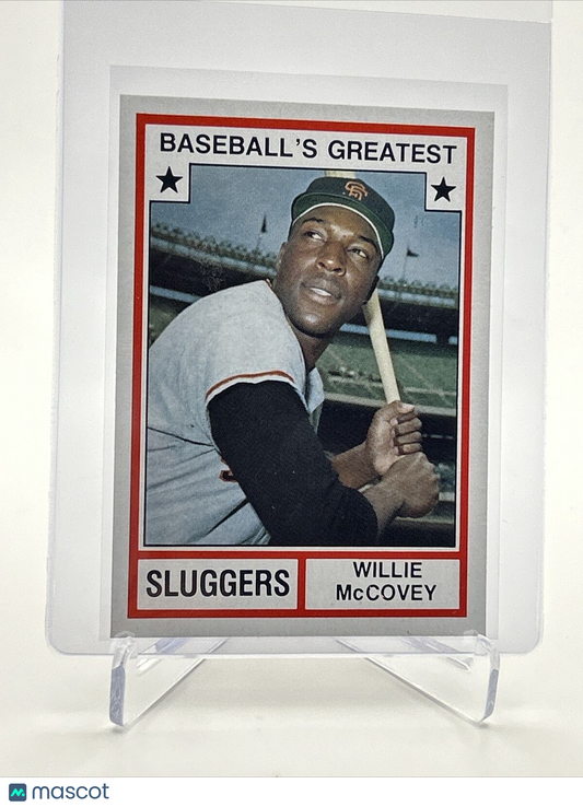 1982 TCMA Greatest Sluggers Willie McCovey Baseball Card #6 Mint FREE SHIPPING