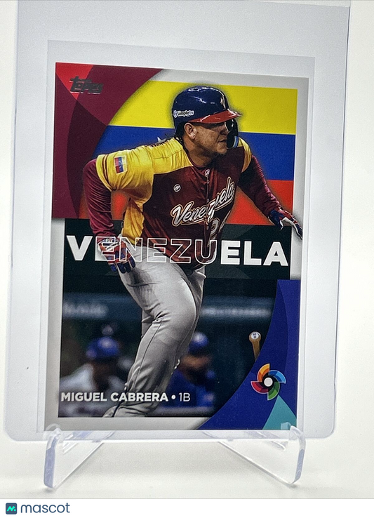 2023 Topps World Baseball Classic Stars Miguel Cabrera #WBC-17 FREE SHIPPING