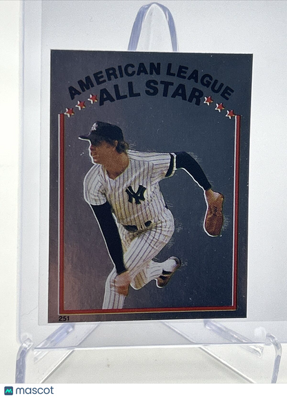 1981 Topps Stickers Rich Gossage FOIL Baseball Card #251 NM-Mint FREE SHIPPING