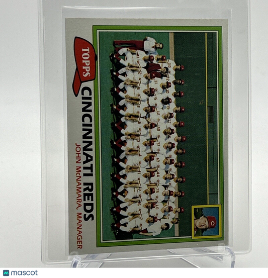 1981 Topps Cincinnati Reds Checklist Baseball Card #677 NM-Mint FREE SHIPPING