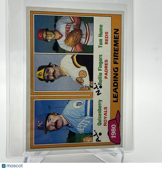 1981 Topps 1980 Leading Firemen Baseball Card #8 NM-Mint FREE SHIPPING