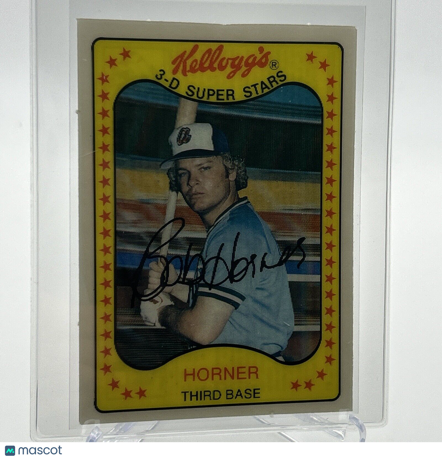 1981 Kellogg's Bob Horner Baseball Card #61 NM-Mint FREE SHIPPING
