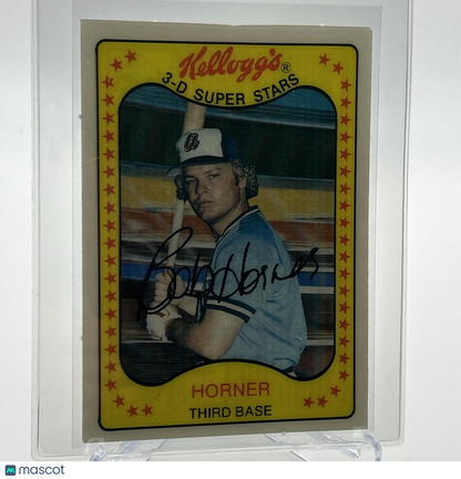 1981 Kellogg's Bob Horner Baseball Card #61 NM-Mint FREE SHIPPING