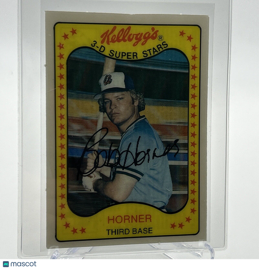 1981 Kellogg's Bob Horner Baseball Card #61 NM-Mint FREE SHIPPING