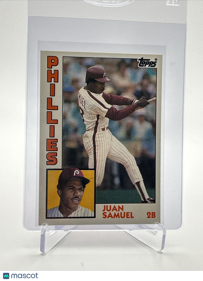 1984 Topps Traded TIFFANY Juan Samuel Card #105T NM-MT FREE SHIPPING