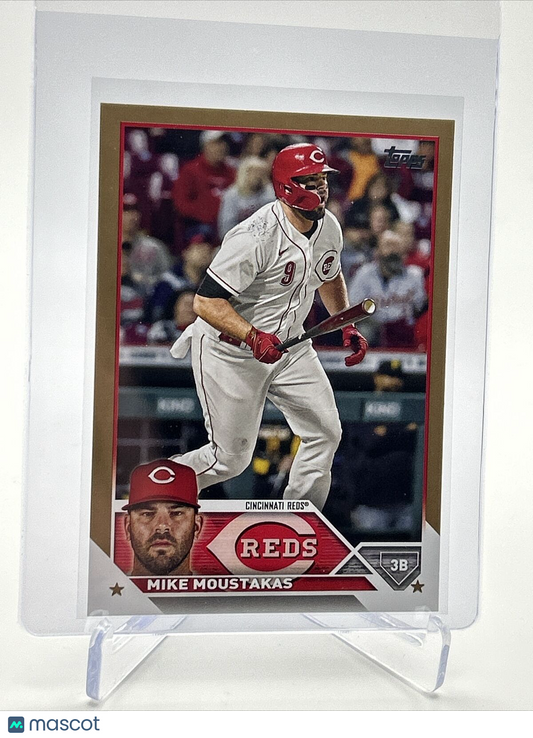 2023 Topps GOLD Mike Moustakas Baseball Card #539 /2023 FREE SHIPPING