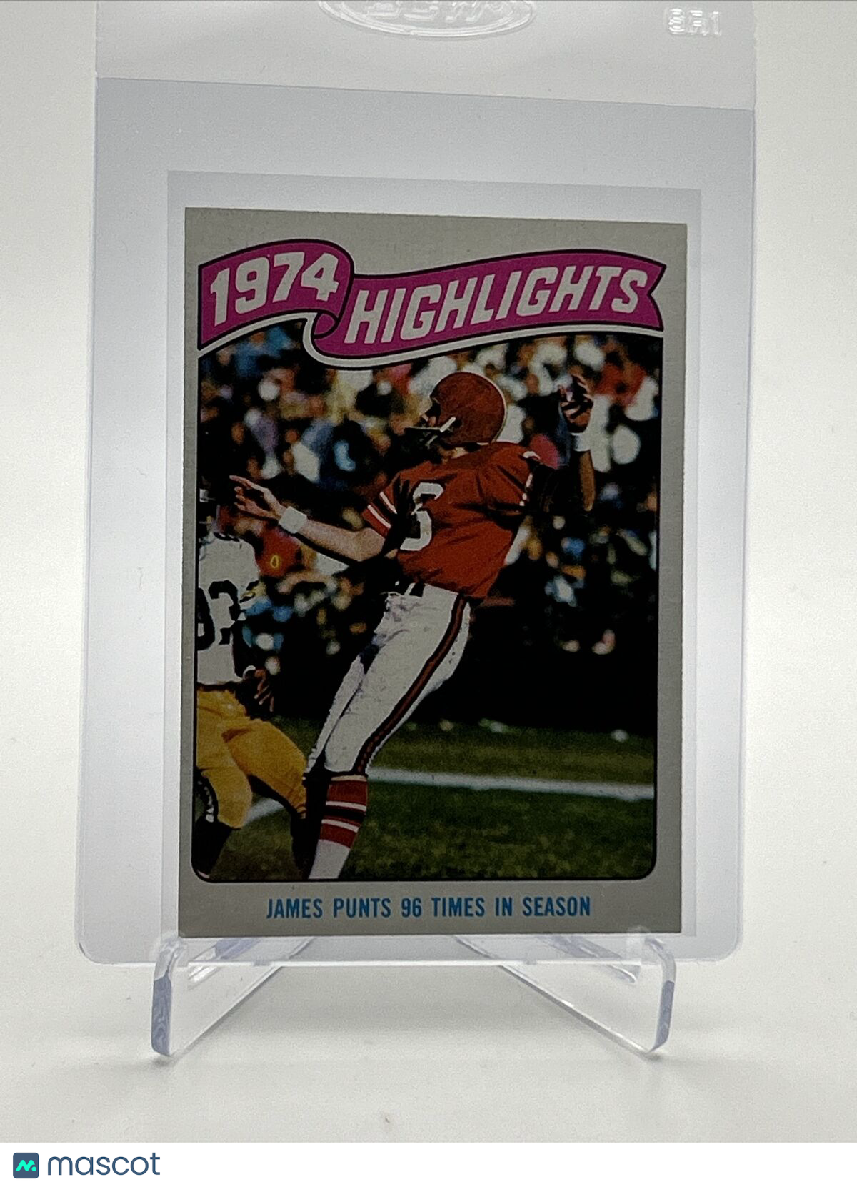 1975 Topps John James Football Card #455 NM Quality FREE SHIPPING