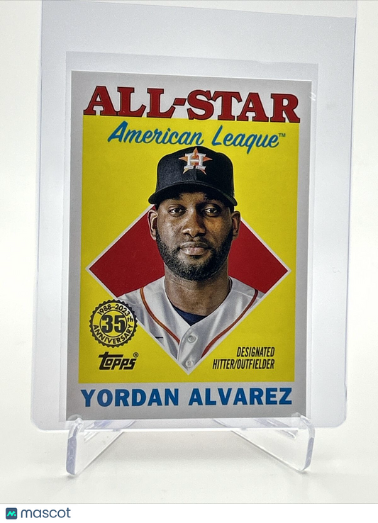 2023 Topps 1988 Topps All-Star 35th Yordan Alvarez Card #88AS-15 FREE SHIPPING