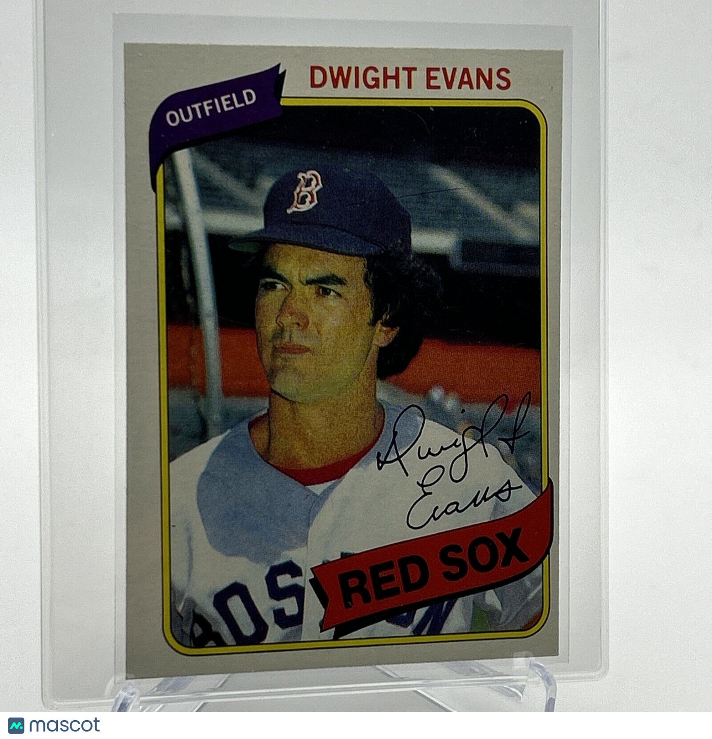 1980 Topps Dwight Evans Baseball Card #405 NM-Mint FREE SHIPPING