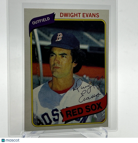 1980 Topps Dwight Evans Baseball Card #405 NM-Mint FREE SHIPPING